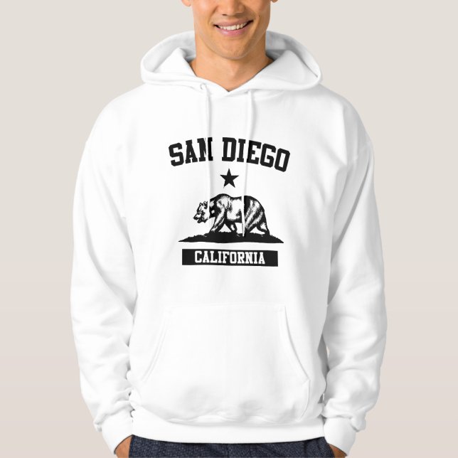 Moletom Com Capuz San Diego Califórnia (Frente)