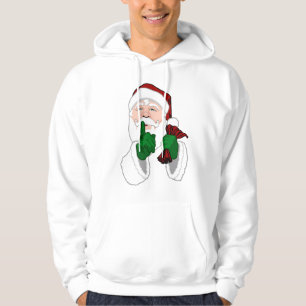 Moletom Com Capuz Santa Clause Hoodie Sweatshirt Papais noeis Sweats
