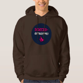 Moletom Com Capuz Schizo-EFICAZ! Hoodie da desordem de