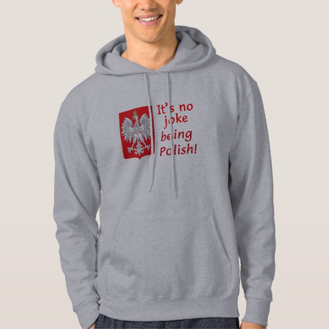 Moletom Com Capuz Sendo polonês (Frente)