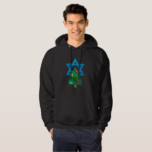 Moletom Com Capuz sequin christmukkah hanukkah mens