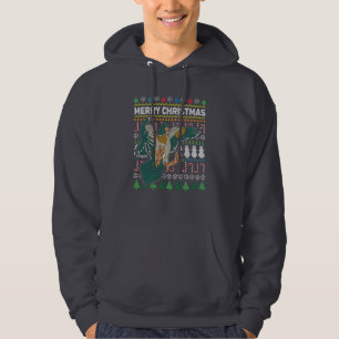 Moletom Com Capuz Série Duck Ugly Christmas Sweater