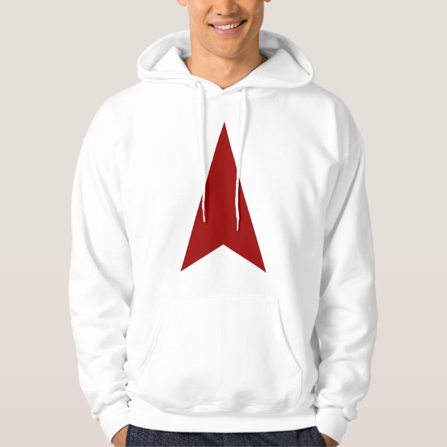 Moletom Com Capuz Seta de Direção (Frente)