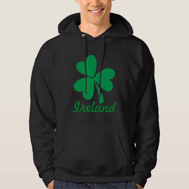 Moletom Com Capuz Shamrock/ Irlanda (Frente)