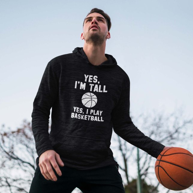 Moletom Com Capuz Sim, sou alto. (Criador carregado)