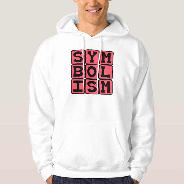 Moletom Com Capuz Simbolismo, Dispositivo Artístico (Frente)