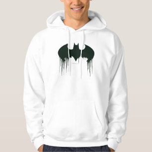 Moletom Com Capuz Símbolo Batman Logotipo de tinta