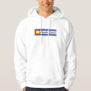 Moletom Com Capuz Símbolo de bandeira do estado do Colorado Grown