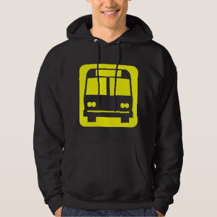 Moletom Com Capuz Símbolo de barramento - Amarelo
