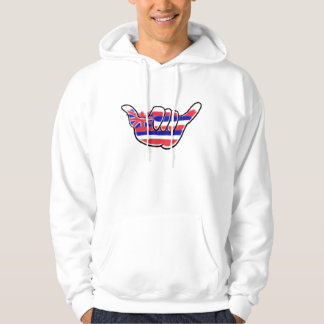 Moletom Com Capuz Símbolo havaiano shaka Estado bandeira cara hoodie
