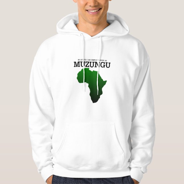 Moletom Com Capuz simplesmente sweartshirt do muzungu (Frente)