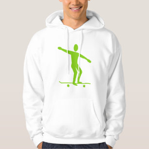 Moletom Com Capuz Skateboard - Verde marciano
