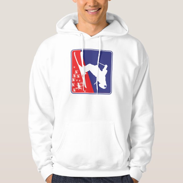 Moletom Com Capuz Skier Patriótico (Frente)