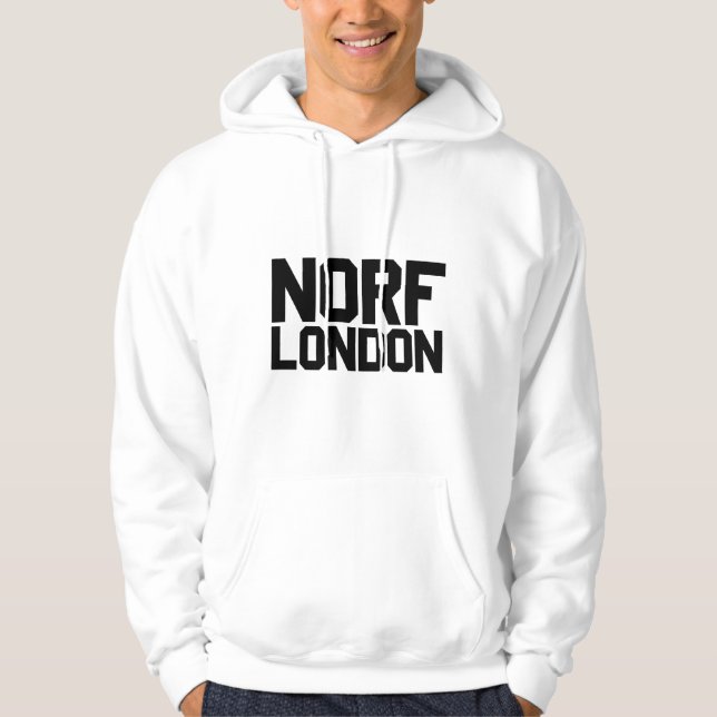 Moletom Com Capuz Slogan de Norf Londres (Frente)