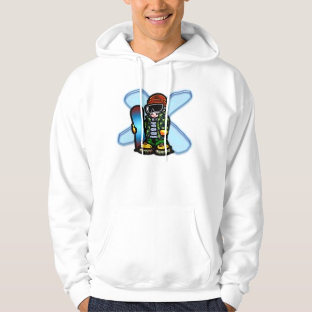 Moletom Com Capuz SnowBoarderX2 (Frente)