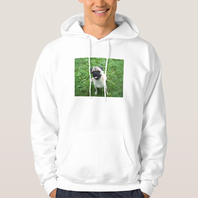 Moletom Com Capuz Sorriso como você meio ele (Frente)
