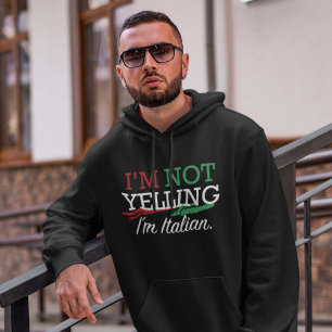 Moletom Com Capuz Sou italiano