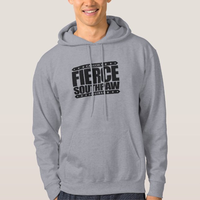 Moletom Com Capuz SOUTHPAW FEROZ - eu sou primata sem medo pouco (Frente)