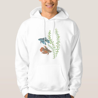 Moletom Com Capuz Splendens de Betta e branco indica de Rotala