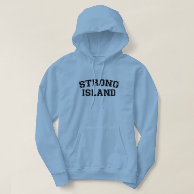 Moletom Com Capuz Strong Island, NYC, EUA (Frente do Design)