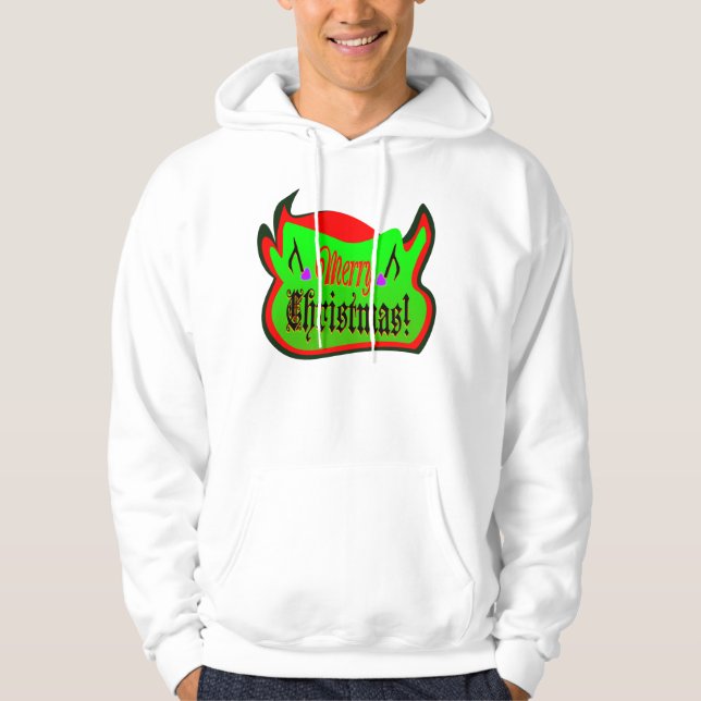 Moletom Com Capuz ♫♥Suéter com capuz Christmas Bull Stylish♥♪ (Frente)