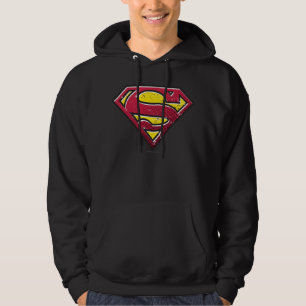 Moletom Com Capuz Super-Homem Logotipo do Scratches