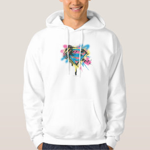 Moletom Com Capuz Supergirl Paint e Derramares