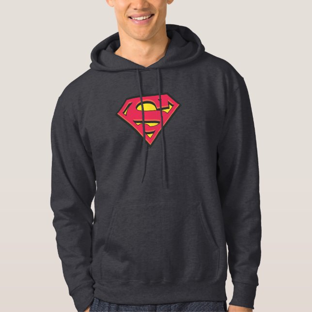 Moletom Com Capuz Superman S-Shield | Logotipo clássico (Frente)