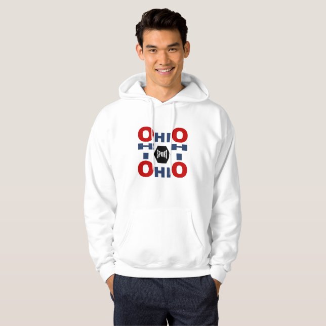 MOLETOM COM CAPUZ SWEAT A CAPUZ BÁSICO OHIO DESPORTO (Frente Completa)