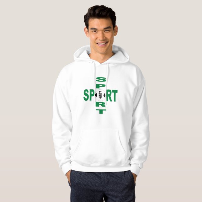 Moletom Com Capuz Sweat à capuz DESPORTO (Frente Completa)