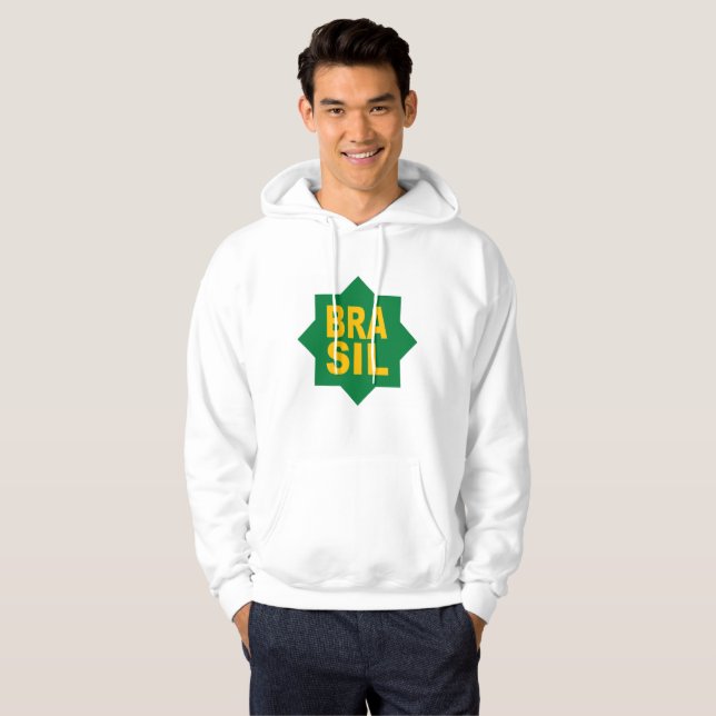 MOLETOM COM CAPUZ SWEAT BRASIL (Frente Completa)