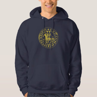 Moletom Com Capuz Sweat Navy Selo do Templo