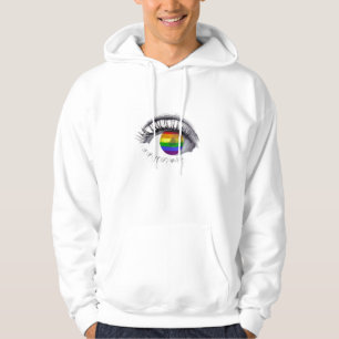Moletom Com Capuz Sweat Shirt Rainbow Eye
