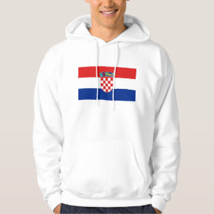Moletom Com Capuz Sweatshirt com pavilhão da Croácia