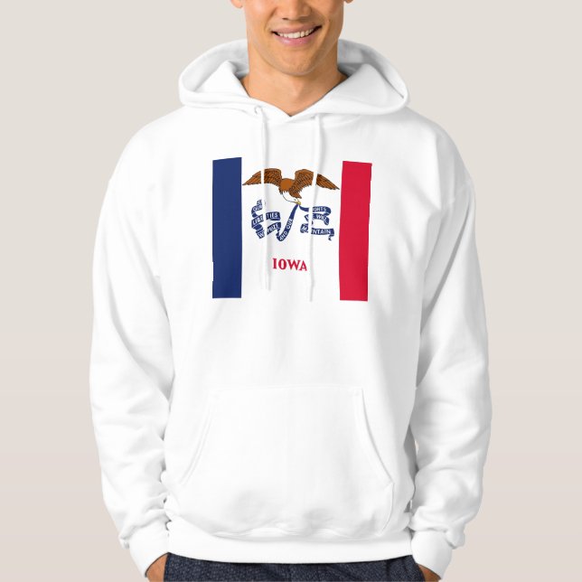Moletom Com Capuz Sweatshirt Hooded com bandeira americana (Frente)
