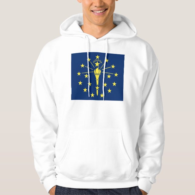 Moletom Com Capuz Sweatshirt Hooded com bandeira americana (Frente)