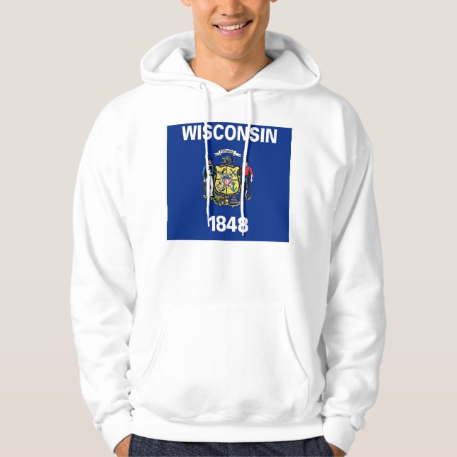 Moletom Com Capuz Sweatshirt Hooded com bandeira americana (Frente)