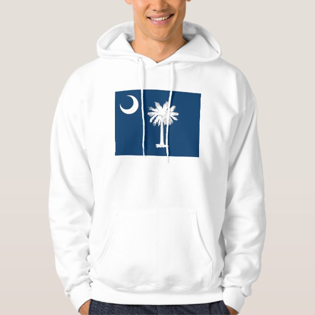 Moletom Com Capuz Sweatshirt Hooded com bandeira americana (Frente)