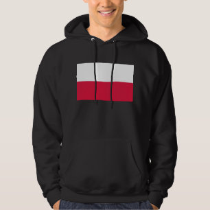Moletom Com Capuz Sweatshirt Hooded com bandeira de Polônia