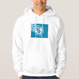 Moletom Com Capuz T-shirt da bandeira da cidade de Seattle