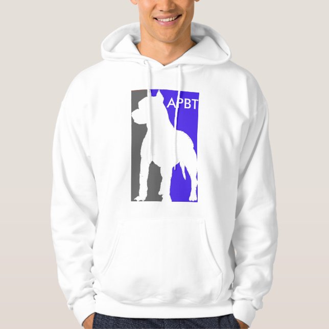 Moletom Com Capuz T-shirt de Pitbull (Frente)