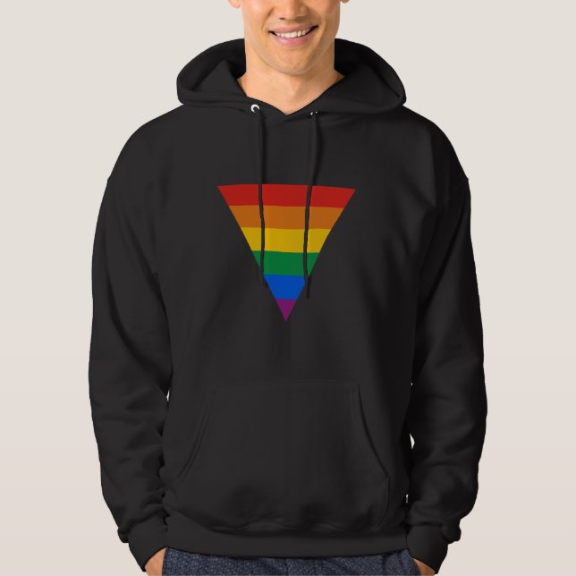 Moletom Com Capuz T-shirt do orgulho gay (Frente)