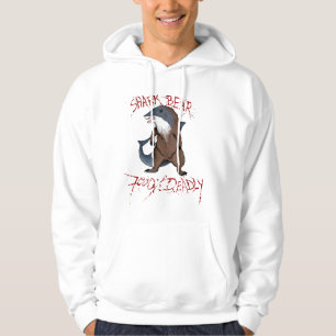 Moletom Com Capuz T-shirt do urso do tubarão