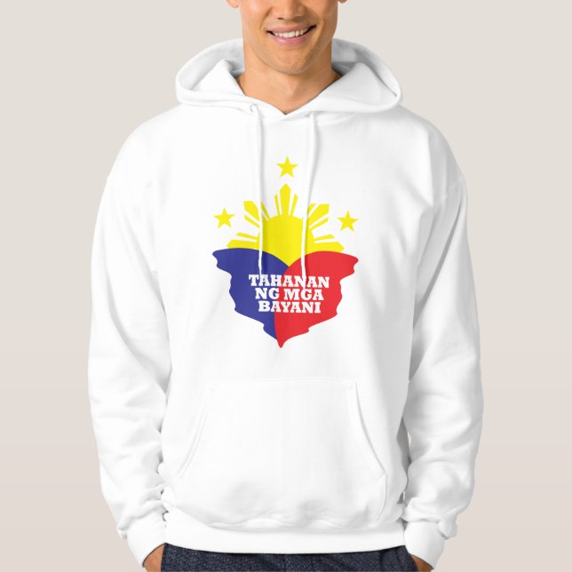 Moletom Com Capuz Tahanan Ng Mga Bayani (Frente)