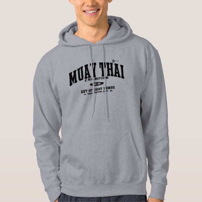 Moletom Com Capuz Tailandês de Muay (Frente)