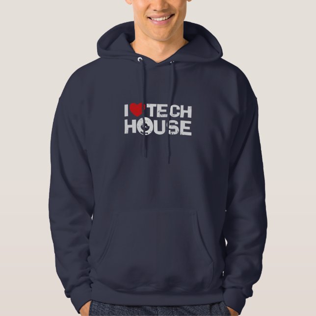 Moletom Com Capuz Tech House (Frente)