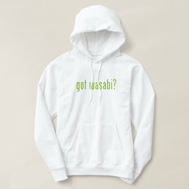 Moletom Com Capuz tem o wasabi? (Frente do Design)