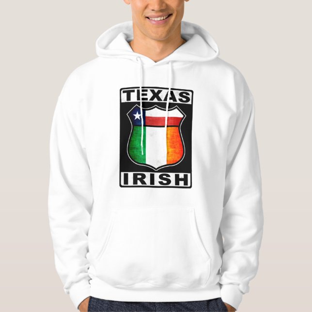 Moletom Com Capuz Texas Irish American (Frente)