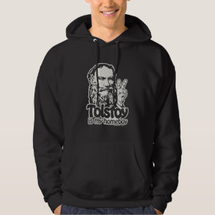 Moletom Com Capuz Tolstoy é meu t-shirt do ficar em casa