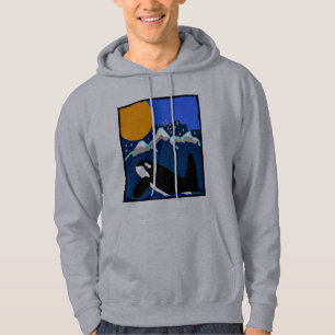 Moletom Com Capuz tributo ao hoodie dos plissados da baleia de